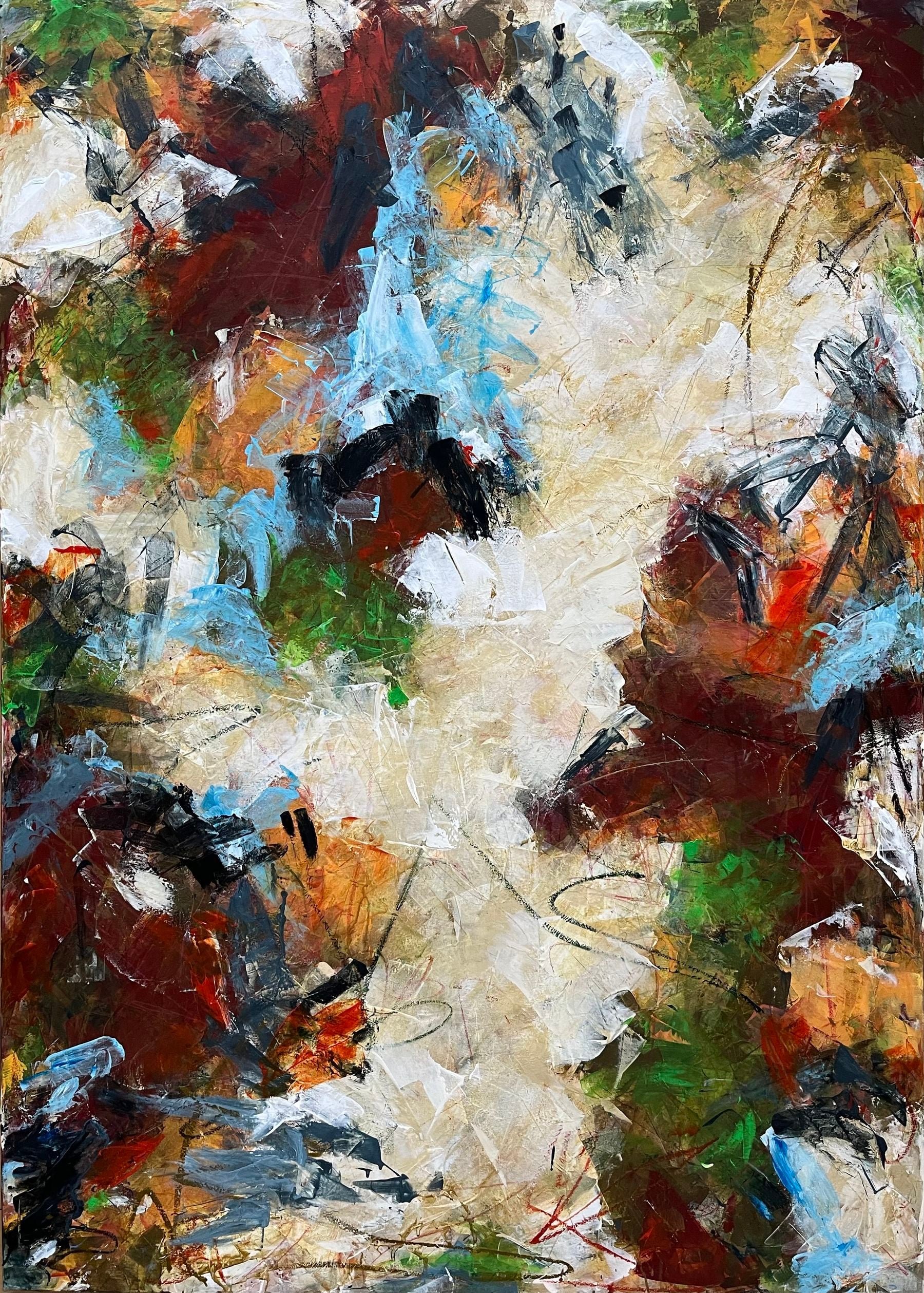 1.	”Lyset i Bordeaux”. Størrelse 140 cm x 100 cm. 