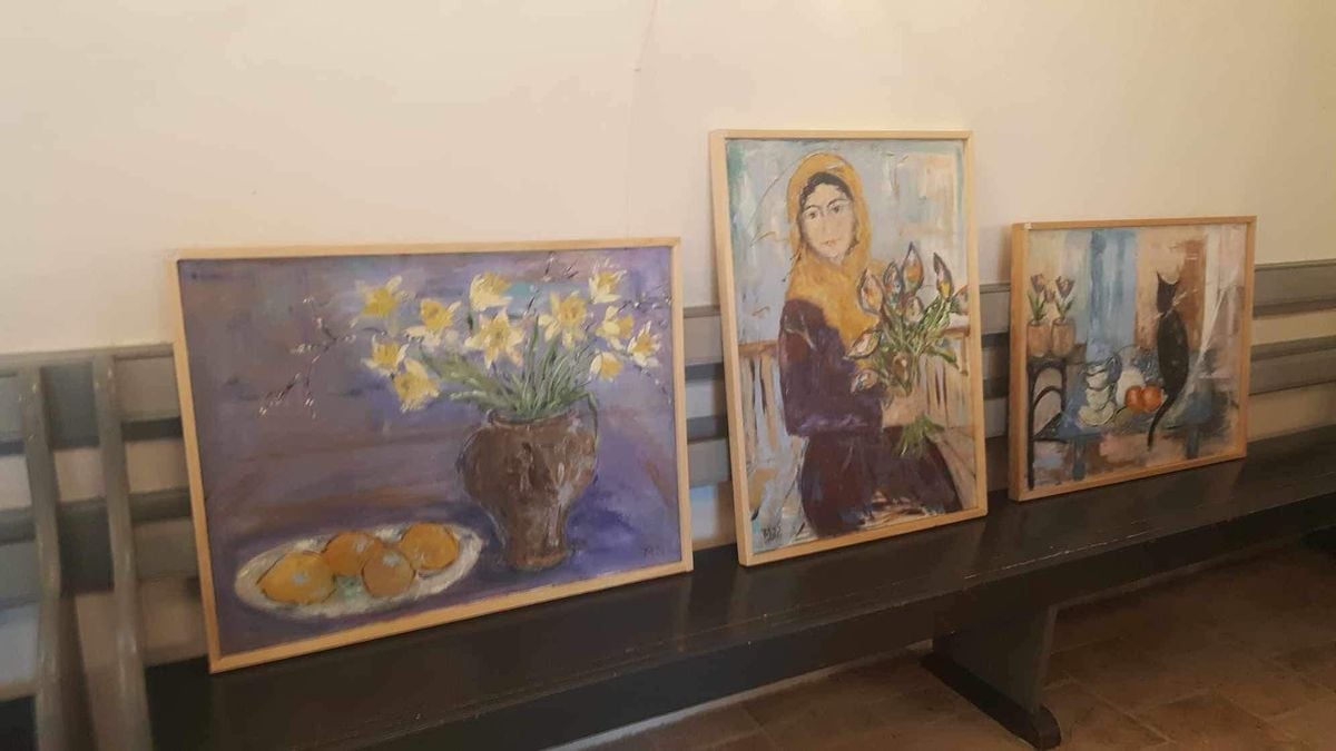 Udstiller Tine Martens i Everdrup Kirke