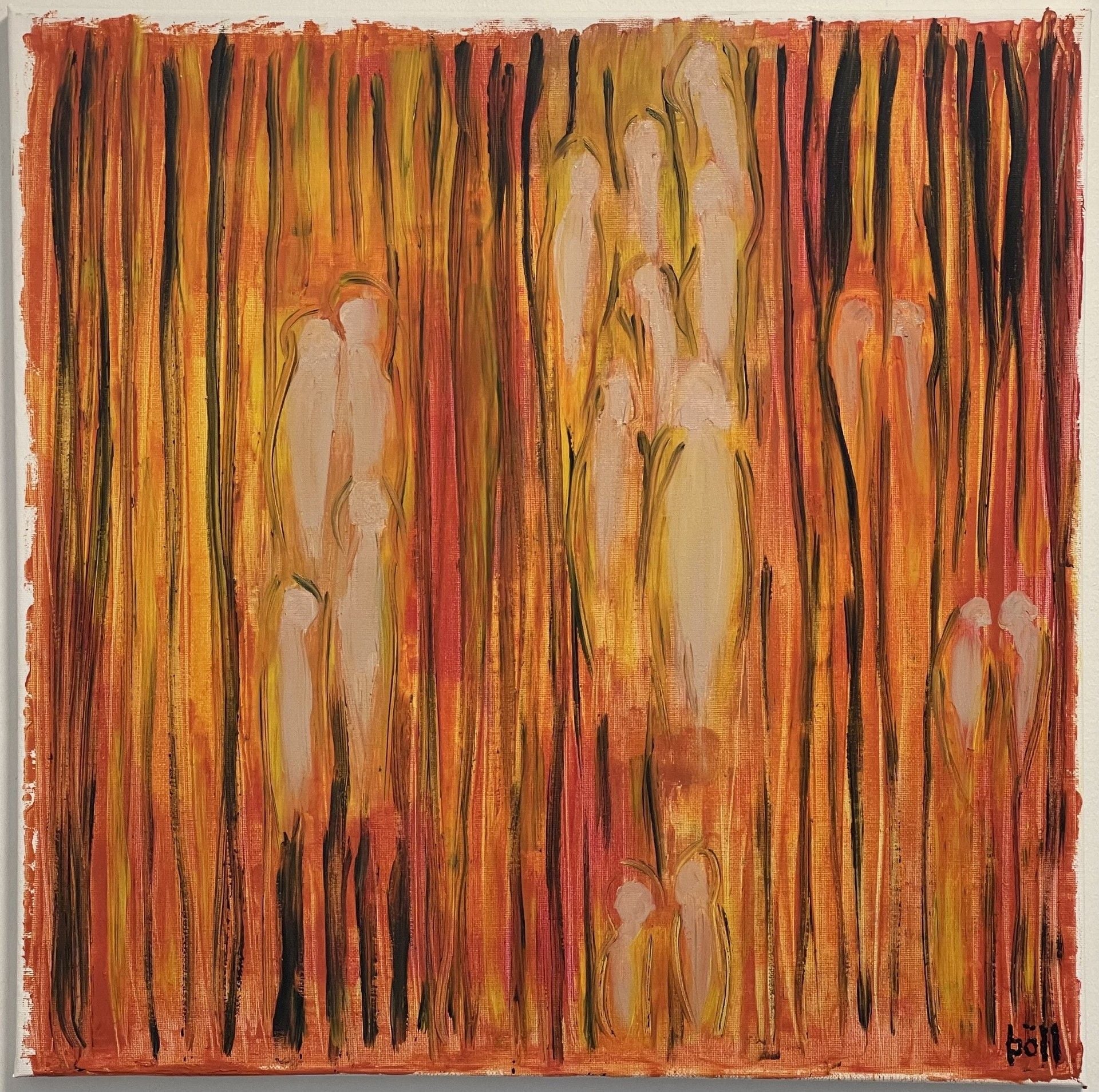 10. Olie på lærred, 50x50 (privat eje)