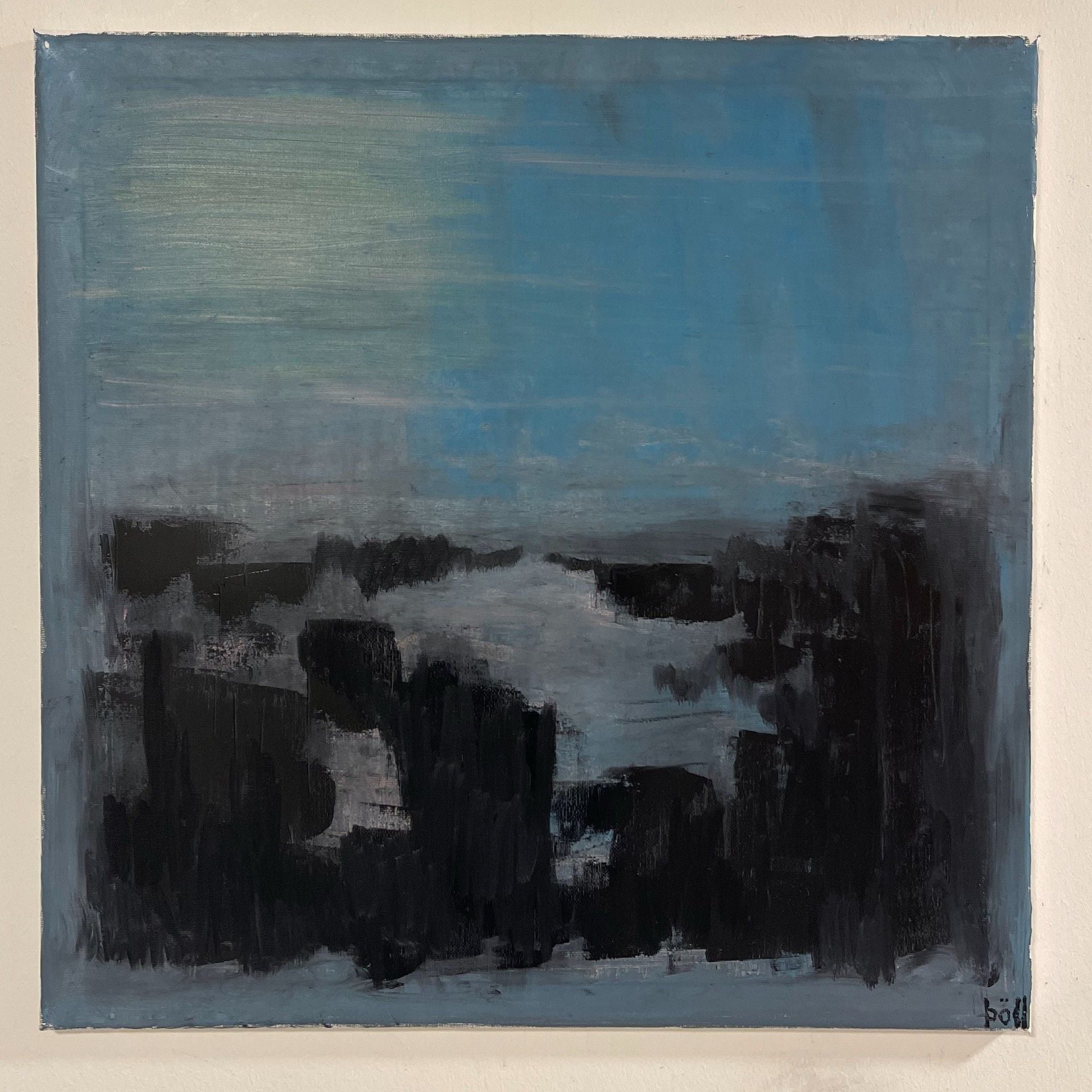 9. Olie på lærred, 50x50,