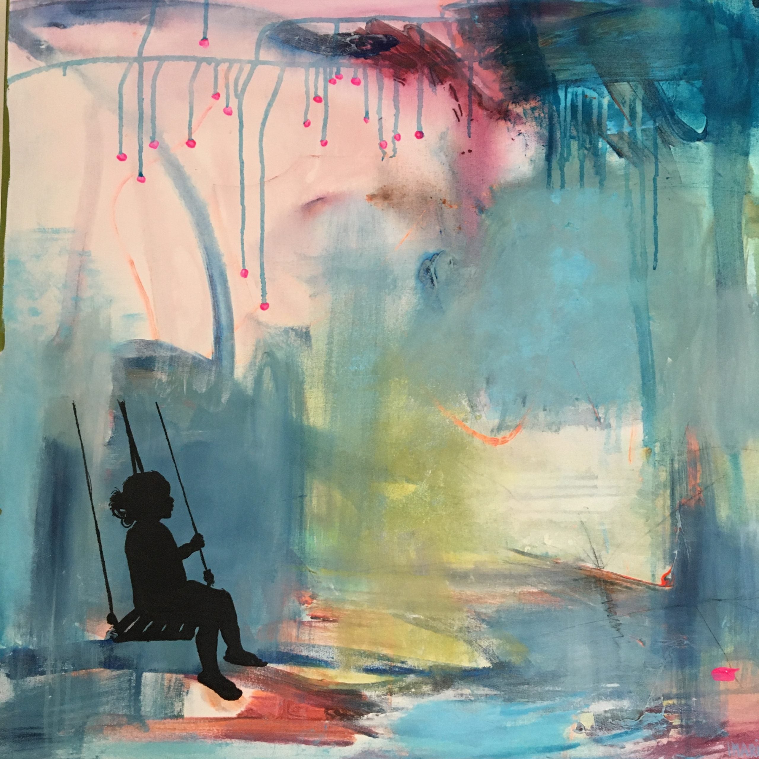 Glemmer du…. - 80×80 cm