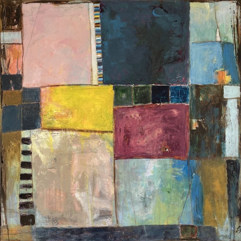Jeg bliver hos dig, altid / I'll Stay with You Always - 100x100 cm - Privat eje