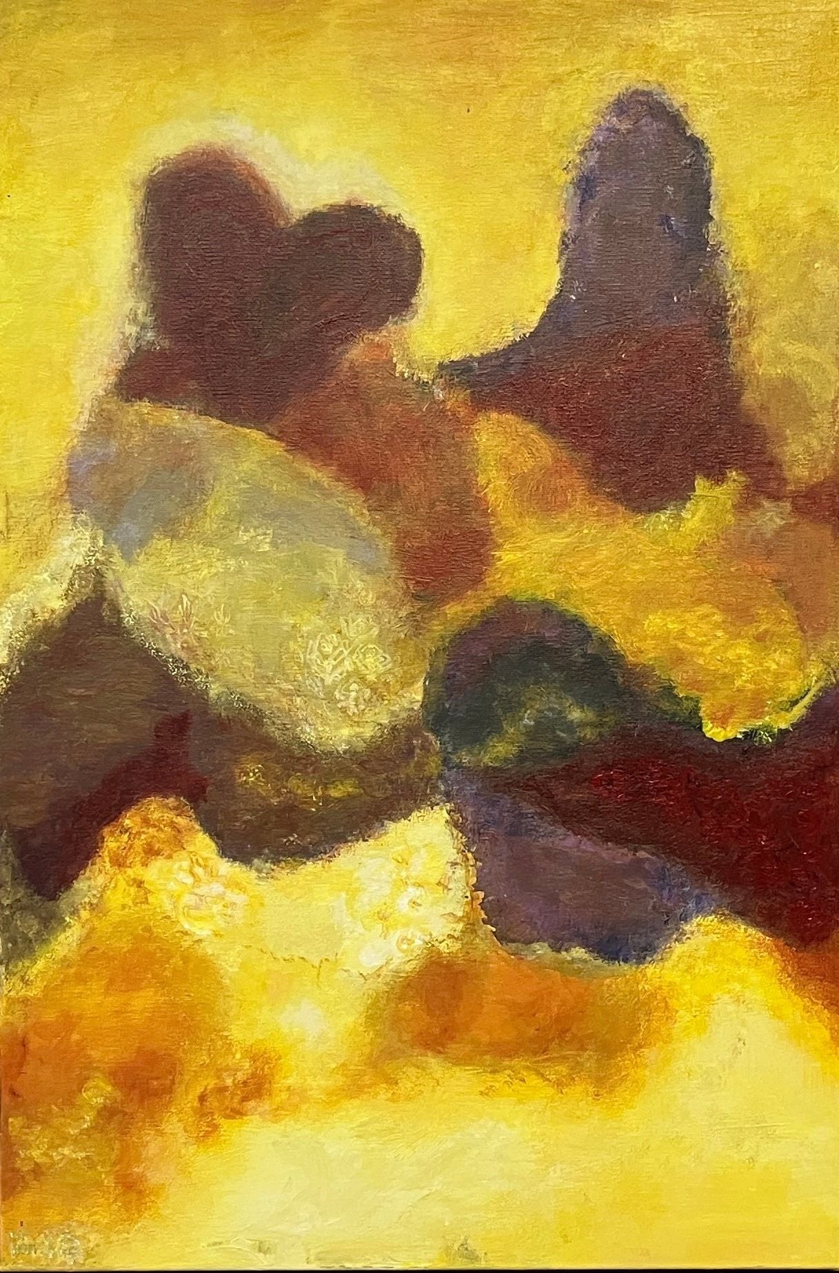 03. Koral. Akryl på lærred 40 x 60 cm